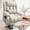white+Linen, variant on TEKAMON Power Lift Chair Recliner for Elderly with Heat and Massage, Lay Flat Sleeping Recliner Dual Motor Infinite Position Leather Lift Chair for Living Room (Brown)