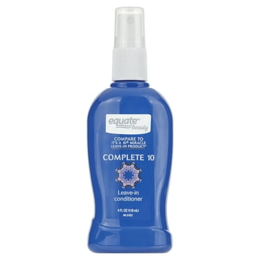 Equate Complete 10 Leave-In Conditioner for Frizzy & Dry Hair Care, 4 fl oz, Compare to It's A 10® Miracle Leave-In Product