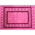 thumbnail image 1 of Ahgly Company Indoor Rectangle Abstract Purple Contemporary Area Rugs, 8' x 12', 1 of 4