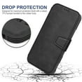 thumbnail image 4 of Magnetic Buckle Flip Leather Phone Case For iPhone 12 Pro 6.1", 4 of 5