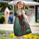thumbnail image 5 of Balery Flying Parrots In Jungle Camisón de princesa para niñas, pijama de algodón con mangas abullonadas, suave y bonito.-Medium, 5 of 6
