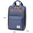 thumbnail image 4 of KAUKKO Stylish Oxford Fabric Backpack Travel Rucksack lightweight Hiking Bag Satchel, 4 of 5