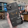 thumbnail image 3 of Elegante funda de teléfono con gráfico en inglés para Samsung Galaxy A15, A35, A55, A34, A54, A14, A52, A52s, S24 Ultra, S23, S22 Plus, S21 FE, 3 of 5