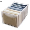 thumbnail image 2 of Yirtree Underwear Drawer Organizer Foldable Closet Dividers Nylon Fabric Dresser Compartments Storage Box Set for Bras Socks Underpants Panties and Ties Organization, 2 of 8