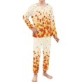 thumbnail image 2 of DISNIMO Thanksgiving Fall Maple Leaf Pajamas Kids 13-14 Girls Pjs Sets for Kids 2 Piece Pajama Set Girls Pj Set for Girls Long Sleeve Pjs Kids Sleep Wear Boys Loungewear Set, 2 of 7