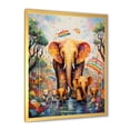 thumbnail image 2 of Designart "Animal Playground Yellow Nursery Theme" People Framed Wall Art - Farmhouse Yellow Animal Nursery Living Room Framed Canvas Art, 2 of 6