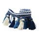 thumbnail image 1 of Borla de encaje con flecos largos para coser, borla de poliéster, flecos de poliéster para pantallas de lámparas, acolchado, decoración del hogar y azul, 1 of 9