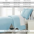 thumbnail image 2 of Neutral Solid Color 3-Piece Duvet Cover Set by Southshore Fine Linens, 2 of 9