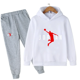 thumbnail image 3 of Conjuntos de chándal para niños, ropa para bebés, niños y niñas, trajes deportivos de moda, sudaderas con capucha y pantalones, chaqueta de marca, ropa para niños, 3 of 5