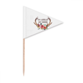 thumbnail image 1 of Antlers Avance Encourager Fleurs Cure-Dent Triangle Cupcake Toppers Drapeau, 1 of 3