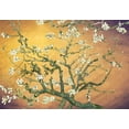 thumbnail image 2 of wall26 - Smeared Yellow and Purple Almond Blossom by Vincent Van Gogh - Wall Mural, Removable Sticker, Home Decor - 100x144 inches, 2 of 6