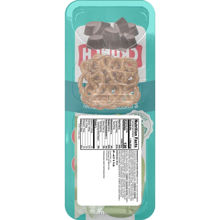 Crunch Pak Snack with Fresh Green Sliced Apple Slices, Chocolate