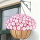 thumbnail image 4 of Decoraciones De Plástico Ramo de flores artificiales de 7 ramas, 35 cm, hojas de plástico para decoración del hogar, bodas y patios (1 unidad) Rkxzt, 4 of 6