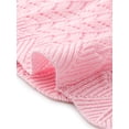 thumbnail image 5 of INSPIRE CHIC Tie Front Shrug Sweater for Women Crop Cardigan Knit 3/4 Sleeve Open Front Casual Elegant Cardigans XL Light Pink, 5 of 6