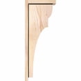 thumbnail image 3 of 5 1/2"W x 10"D x 26"H Yorktown Smooth Corbel w/Backplate, Douglas Fir, 3 of 9