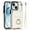 beige, variant on For iPhone 14 Case Premium PU Leather Accordion Folding Wallet &Card Holder With RFID Shielding Material Phone Case ,with Adjustable Ring Holder And Wristband,black,For iPhone 14