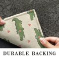 thumbnail image 6 of Beige Crocodiles Hearts Pattern Door Rugs,Washable Non Slip Door Mats Indoor,Decorative Door Mats,Entry Mat Indoor for Entrance,Bedroom,Kitchen,Bathroom,17"x30", 6 of 6