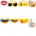 thumbnail image 2 of Emoji Photo Props (8 Count), 2 of 2