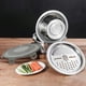 thumbnail image 1 of Stainless Steel Basin Kitchen Multifunctional Vegetable Washing Basin Household Vegetable Washing Grater Basin Soup Basin Four Piece SetFeatures:Quantity: 1 pcMaterial: Stainless steelColor: Sil, 1 of 6