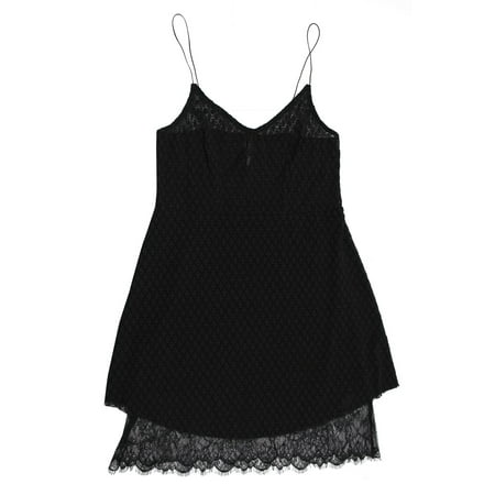 Free People Women's Black Floral Lace Layered Camisole Slip Dress