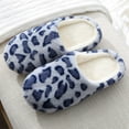 thumbnail image 2 of Women's Fuzzy Fleece House Comfort Slippers, Furry Faux Fur Lined Bedroom Shoes, Cozy Indoor Slide, 2 of 5