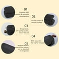 thumbnail image 4 of Mini sellador de vacío de calor de bolsa de mano portátil con cortador para bolsas de plástico para Tomshoo  Negro, 4 of 7