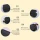 thumbnail image 4 of Mini sellador de vacío de calor de bolsa de mano portátil con cortador para bolsas de plástico para Tomshoo  Negro, 4 of 7