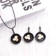 thumbnail image 4 of Pan Poached Egg Earrings Accesorios para el oído Personalidad exagerada Pizza Acrílico Pendientes Collar Mujeres, 4 of 4