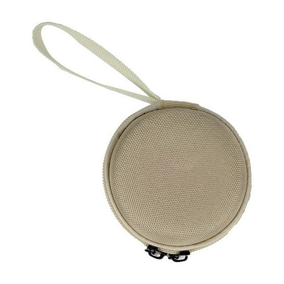 EVA Round Storage Bag,Hardened Case For Headphones,Outdoor Camping Accessories Pouch,Shockproof Zipper Bag,Portable Small Item Organizer,Circular Protective Storage Case