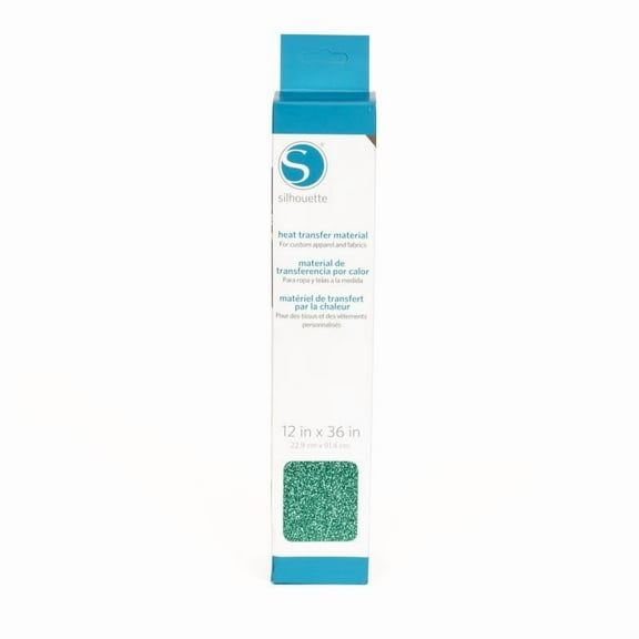 Silhouette Glitter Heat Transfer Material, 12" x 26"