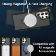 thumbnail image 2 of Case for Samsung Galaxy S23 Plus with Magnetic Invisible Stand Compatible with MagSafe Lightweight and Translucent Matte Back Shockproof Protective Case Men Women Black, 2 of 14