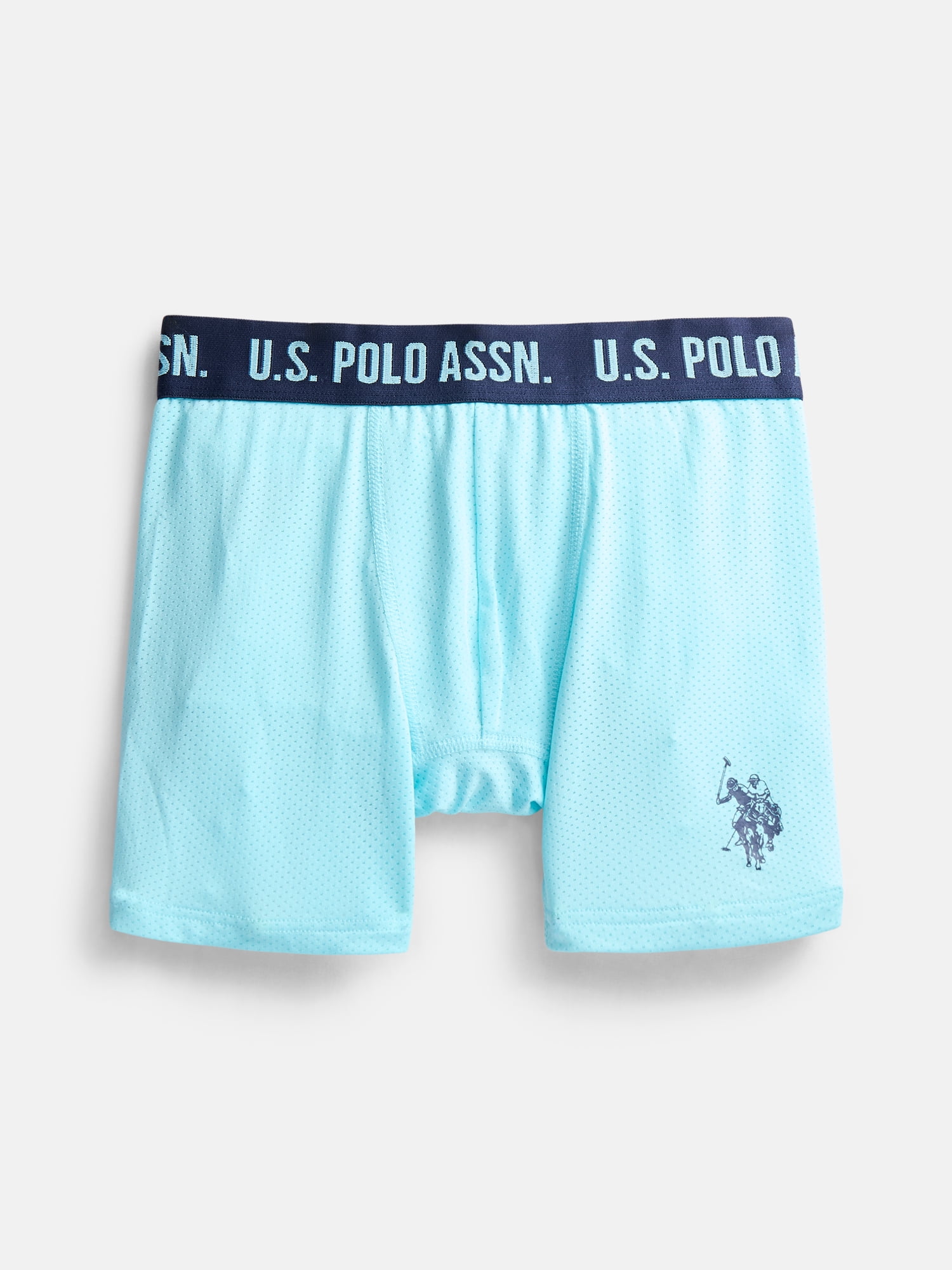U.S. Polo Assn. Boys Performance Micro Boxer Briefs, 5 Pack, Sizes S-XXL