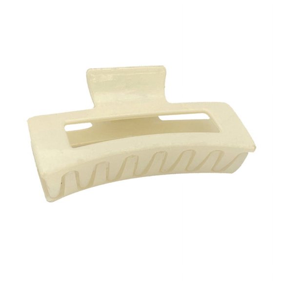 WINBOB Square Claw Clips for Women Girls, 3.5" Medium Non-slip Rectangular Matte Claws Strong Jumbo Hair Styling Accessories for Thin Hair