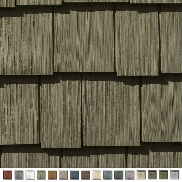 Cedar Impressions Double 7in. Staggered Perfection Shingle Siding (1/2