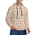 thumbnail image 2 of Naloa Train1 Men's Casual Hooded Collar Drawstring Hoodies Pullover Sweatshirts Casual Long Sleeve Shirts-3X-Large, 2 of 7