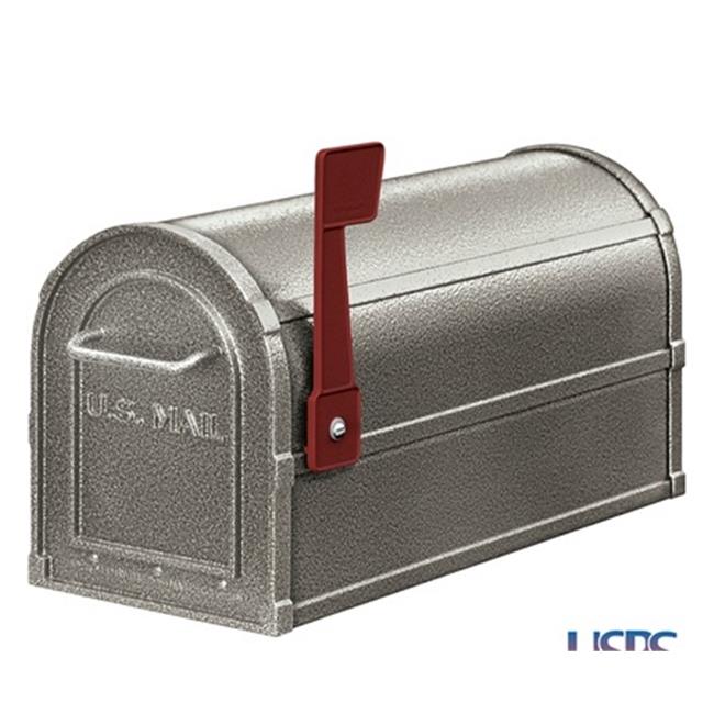 Salsbury 4850DPEW Deluxe Rural Mailbox Pewter