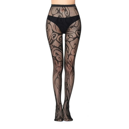 

BELLZELY Compression Socks for Women Clearance Ladies Fashion Hollow Out Heart Print Base Pantyhose Fishnet Women s Bottoming Fishnet Socks