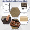 thumbnail image 6 of Gymax Set Of 7 Furniture Set w/32'' Fire Pit Table & Propane Tank Cover Outdoor Blue, 6 of 6