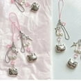 thumbnail image 3 of Hello Kitty Cell Phone Rope Chain Sanrio Anime Pendant Handmade Beads Strand Choker Bracelets Dangle DIY Jewelry Accessories Toy tzw, 3 of 6