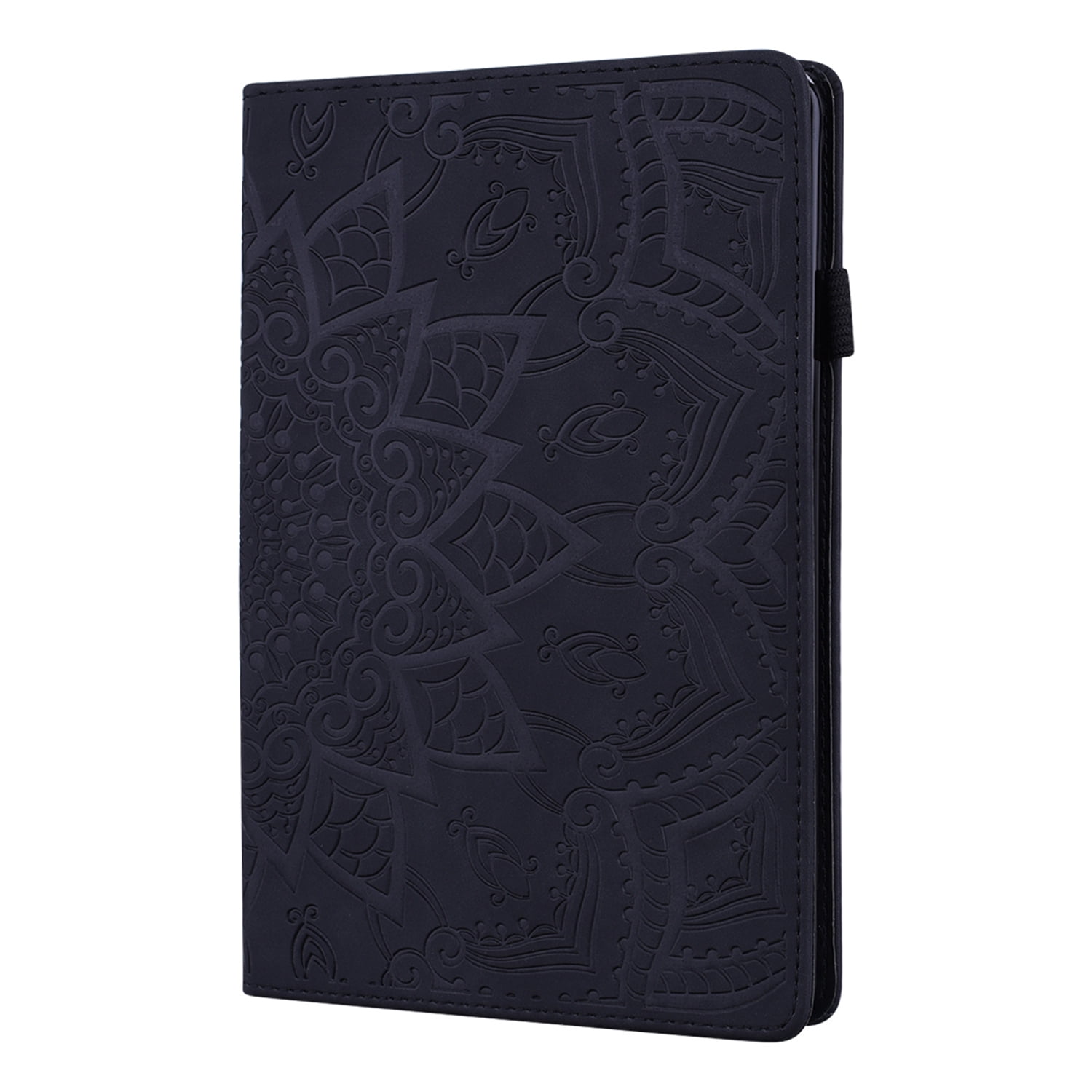 Tarise for Apple iPad 10th Generation Case with Pencil Holder, 2022 iPad 10.9 Inch Case, Embossed PU Leather Shockproof Folio Stand Shell Slim Cover Case for iPad A2757 A2777, Black