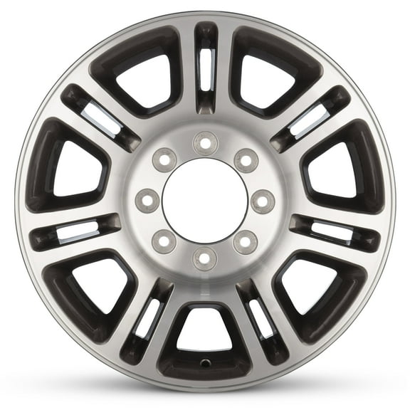 For 2011-2016 Ford F350SD 20 Inch Machined Face with Bronze Inlay Rim - OE Direct Replacement - Road Ready Car Wheel