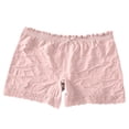thumbnail image 2 of HUPOM No Show Panties Girls Panties Boxer Briefs Leisure Tie Seamless Waistband Red Free, 2 of 3