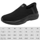 thumbnail image 2 of Zapatillas de deporte de punto para hombre, antideslizantes, zapatillas de deporte manos libres, zapatos de primavera y verano, 2 of 9