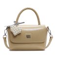 thumbnail image 1 of Bolso cuadrado pequeño de mano de moda con textura de alta calidad para mujer, nuevo bolso de mensajero de hombro brillante y moderno de estilo coreano 2025, 1 of 5