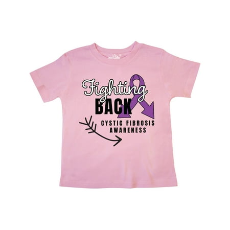 

Inktastic Cystic Fibrosis Awareness Fighting Back with Arrow Gift Toddler Boy or Toddler Girl T-Shirt