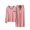 Pink, variant on Richie House Pajamas Set Women Long Sleeve Printed Sleepwear Soft Pajama Pjs Set Lounge RHW4017
