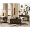 thumbnail image 4 of Pemberly Row Wood 1 Drawer End Table in Driftwood Charcoal, 4 of 6