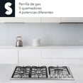 thumbnail image 2 of SIGNA Parrilla De Gas 5 Quemadores De Acero Inoxidable Estufa Compatible Con Gas LP Empotrable o De Sobreponer Encendido Electronico Parrilla Electrica De Estructura Metalica, 2 of 9