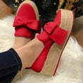 thumbnail image 2 of Fesfesfes Shoes Women Round Toe Solid Color Casual Asakuchi Knot Sponge Cake Fashion Shoes 40(7.5), 2 of 4