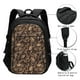 thumbnail image 3 of Balery Brown Camouflage Skull Mochila con carga USB para hombre y mujer - Mochila impermeable y antirrobo para laptop con puerto USB para viajes, trabajo, 3 of 7